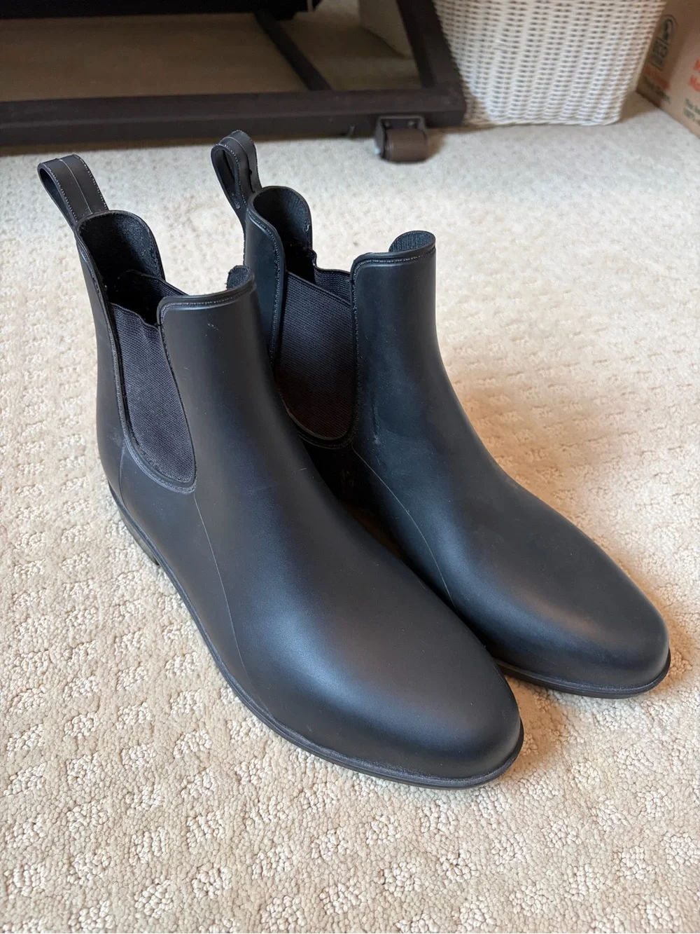 Target Women's Black Chelsea Rubber Rain Boots